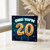 20th Birthday Card, OMG! You’re 20 Gold Balloon Star Design