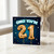 21st Birthday Card, OMG! You’re 21 Gold Balloon Design