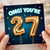 27th Birthday Card, OMG You're 27 Birthday Card