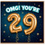 29th Birthday Card, OMG! You're 29 Birthday Card