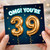 39th Birthday Card, OMG You're 39 Birthday Card