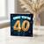 40th Birthday Card, OMG! You’re 40 Celebration Card