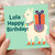 Personalised Llama Birthday Card for Lola - Cute Alpaca with Present - Kids Girls Greeting Card - Fun Illustrated Happy Birthday