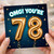 78th Birthday Card, OMG! You’re 78 Birthday Card