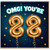 88th Birthday Card, OMG! You're 80