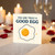 You Are Truly a Good Egg Pun Card - Funny Thank You Appreciation Greeting Card for Friend, Partner or Colleague - Cute Fried Egg Illustration - Blank Inside