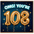 108th Birthday Card, OMG You're 108!