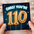 110th Birthday Card, OMG You’re 110 Card