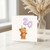 20th Birthday Card, Cute Teddy Bear with 20 Balloons