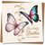 Brother Birthday Card - For a Lovely Brother - Butterfly Design - 145mm x 145mm Square Greeting Card, Includes Kraft Envelope