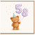 58th Birthday Card, Cute Teddy Bear with Balloons