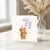 71st Birthday Card, Cute Teddy Bear with Balloons