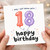 18th Birthday Card, OMG I Can't Believe You're 18 Happy Birthday Card