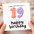 19th Birthday Card, OMG I Can't Believe You're 19, Happy Birthday Card