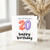 20th Birthday Card, Happy Birthday Card, Balloon Number 20 Card