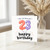 23rd Birthday Card, Funny Balloon Number 23 Happy Birthday Card