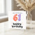 67th Birthday Card, Funny Balloon Design