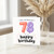 78th Birthday Card, OMG I Can't Believe You're 78 Happy Birthday Balloon Design