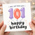 101st Birthday Card, Happy Birthday 101 Year Old Card