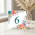 6th Birthday Card, Floral Number 6 Card