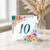10th Birthday Card, Floral Number 10
