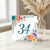 34th Birthday Card, Floral Watercolour Design