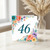 46th Birthday Card, Floral Number 46 Birthday Card