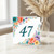 47th Birthday Card, Floral Number 47 Card