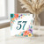 57th Birthday Card, Floral Number 57 Birthday Card