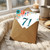 71st Birthday Card, Floral Number 71 Birthday Card