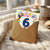6th Birthday Card, Floral Number 6 Birthday Card