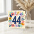 44th Birthday Card, Floral Number 44 Birthday Card