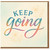 Keep Going Encouragement Card - Inspirational Floral Design - Motivational Support, Thinking of You or Get Well - Blank Inside Greeting Card with Envelope