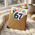 67th Birthday Card, Floral Number 67 Birthday Card