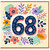 68th Birthday Card