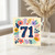 71st Birthday Card, Floral Number 71 Birthday Card