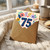 75th Birthday Card, Colourful Floral Number 75 Card