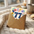 77th Birthday Card, Floral Number 77 Birthday Card