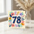 78th Birthday Card, Floral 78 Birthday Card