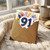91st Birthday Card, Floral Number 91 Birthday Card