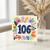 106th Birthday Card, Colourful Floral Birthday Card