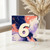 6th Birthday Card, Abstract Swirl Number 6 Card