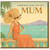 Mum Birthday Card - Elegant Art Deco Lady by the Sea, Vintage Parasol Illustration - ‘A Birthday Wish for You Mum’