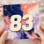83rd Birthday Card, Bold Abstract Number 83 Birthday Card