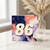 86th Birthday Card, Abstract Paint Splash Number 86 Card