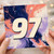 97th Birthday Card, Abstract Number 97 Card