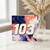 103rd Birthday Card, Abstract Paint Splash Design