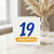 19th Birthday Card, Blue Number 19 Happy Birthday Card