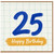25th Birthday Card, Happy Birthday Age 25 Card
