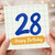 28th Birthday Card